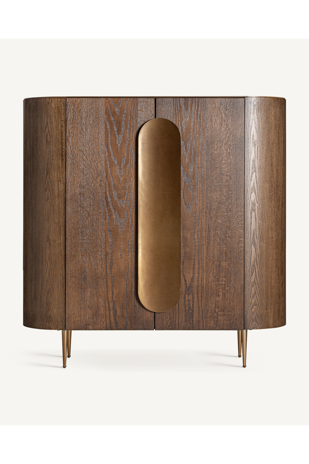 Brown Oak Art Deco Cabinet | Vical Home Treignac | Oroa.com