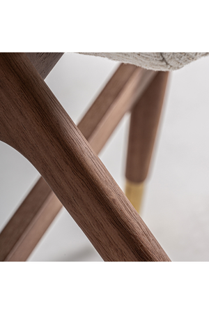 Beige Curved Bar Stool | Vical Home Douze | Oroa.com