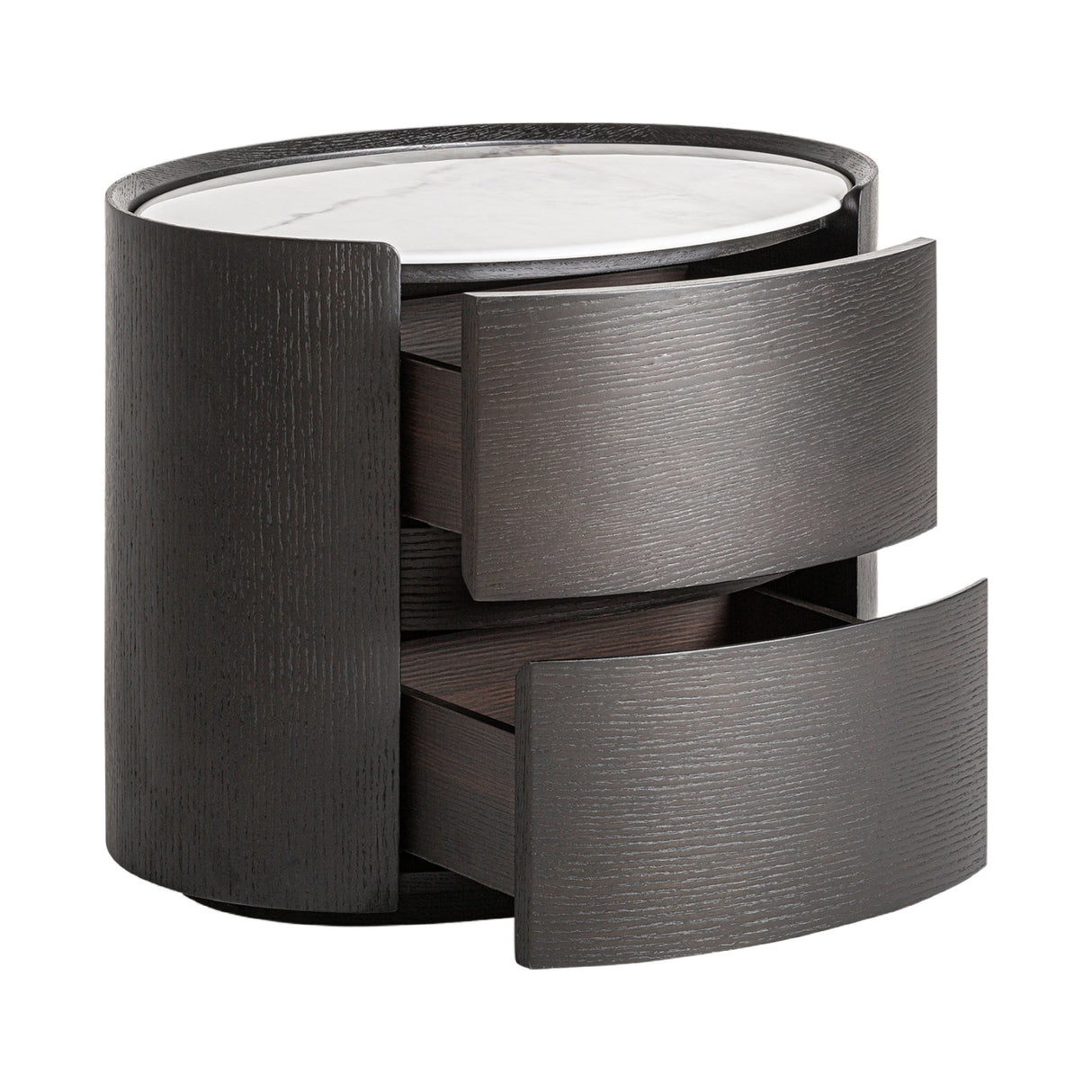 Black Oval Bedside Table | Vical Home Zofingen