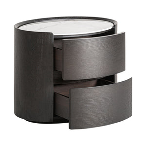 Black Oval Bedside Table | Vical Home Zofingen