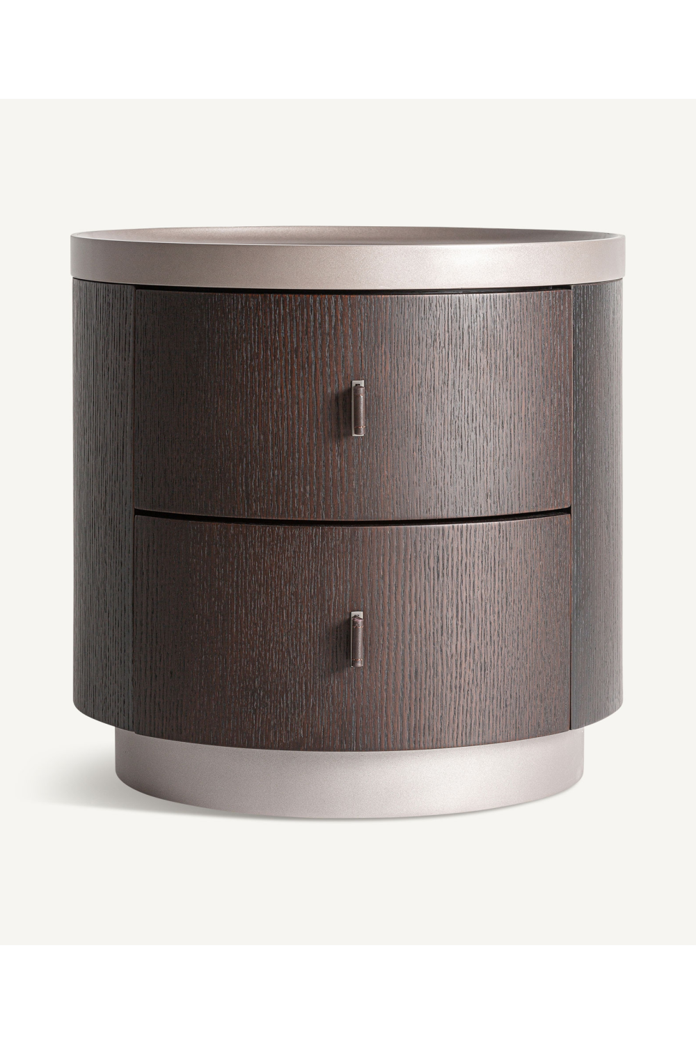 Round 2-Drawer Nightstand | Vical Home Dietkon | Oroa.com