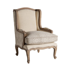   Modern European furniture - Beige Classic Accent Chair - www.oroa.com | Oroa.com