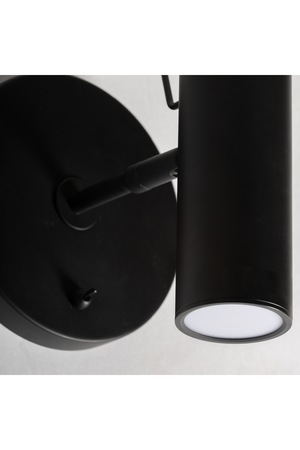 Black Cylindrical Wall Lamp | Vical Home Speldorf | Oroa.com