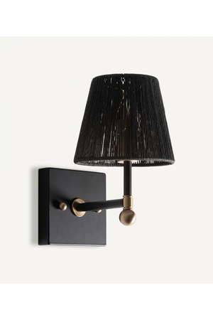 Black Rope Wall Lamp | Vical Home Gael | Oroa.com