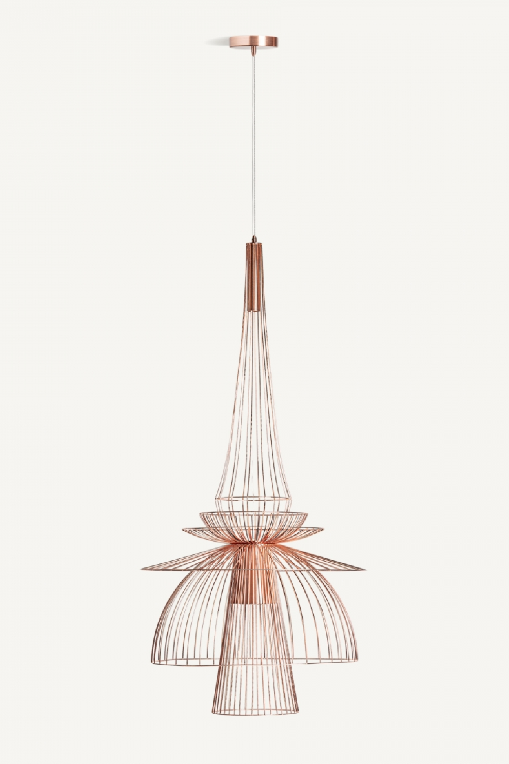 Copper Art Deco Chandelier | Vical Home | Oroa.com