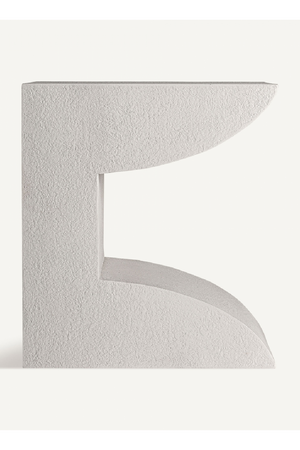 White Cement Side Table | Vical Home Trim | Oroa.com