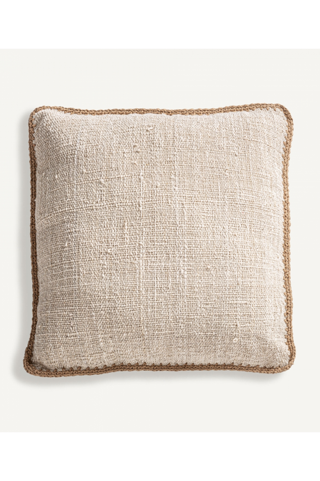 Brown Woven Cotton Cushion | Vical Home Serun | Oroa.com