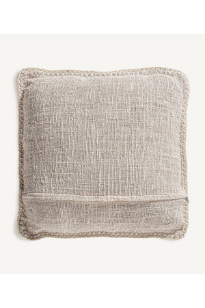 Off-White Cotton Cushion | Vical Home Clancy | Oroa.com