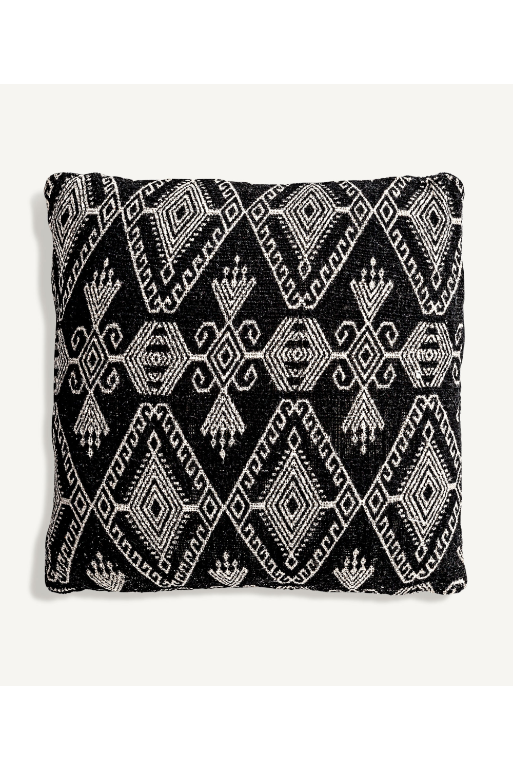 Black Cotton Printed Cushion | Vical Home Cleoa | Oroatrade.com