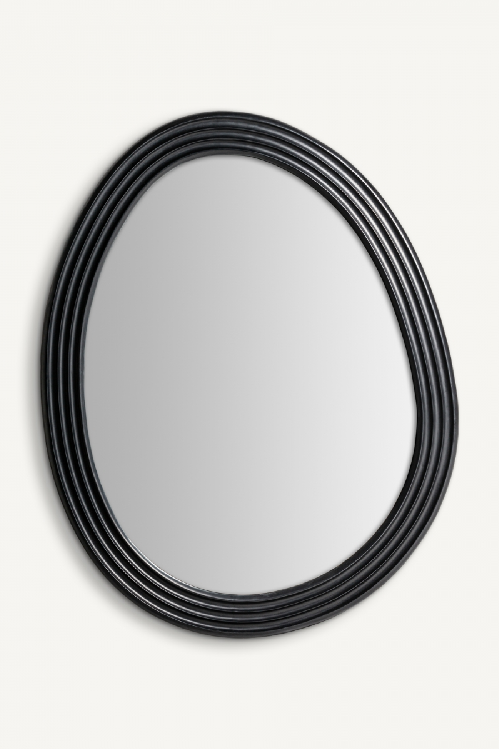Black Organic-Shaped Mirror | Vical Home | Oroa.com