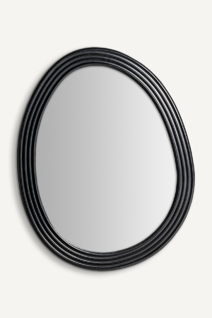 Black Organic-Shaped Mirror | Vical Home | Oroa.com