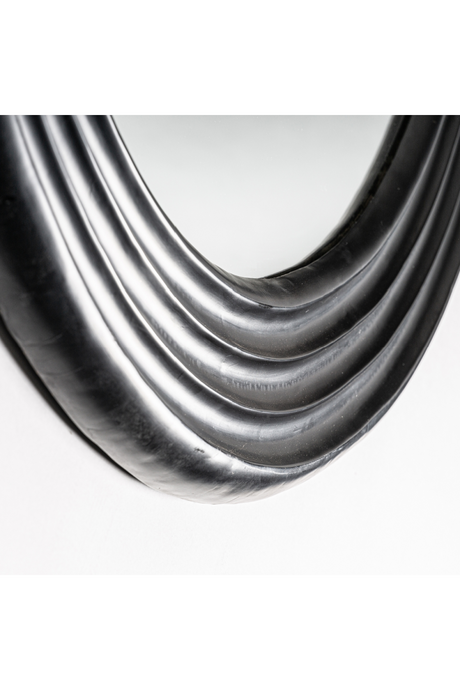 Black Organic-Shaped Mirror | Vical Home | Oroa.com