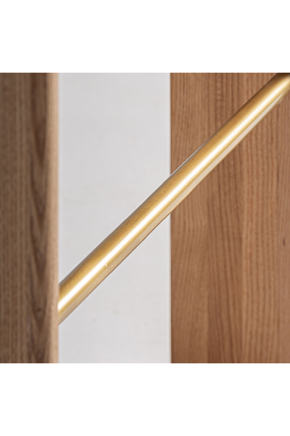 Oak Framed Curved Stool | Vical Home Sernier | Oroa.com