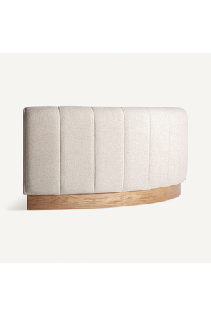   Beige Channeled Central Sofa | Oroa.com