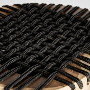   Black Rope Wooden Side Table | Oroa.com