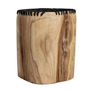   Black Rope Wooden Side Table | Oroa.com