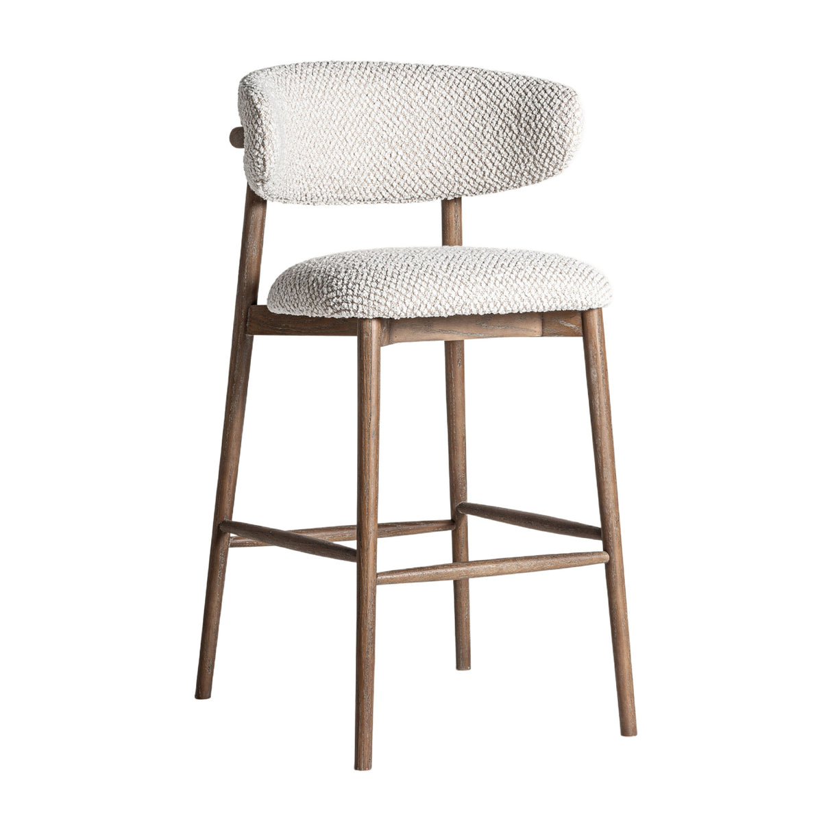 Brown Ash Wood Bar Stool | Vical Home Erlec
