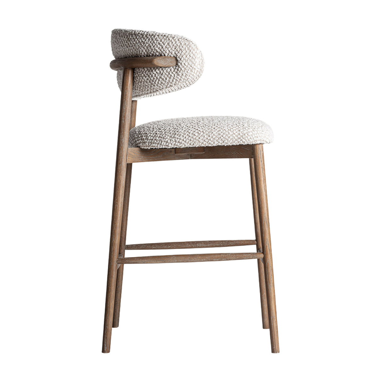 Brown Ash Wood Bar Stool | Vical Home Erlec