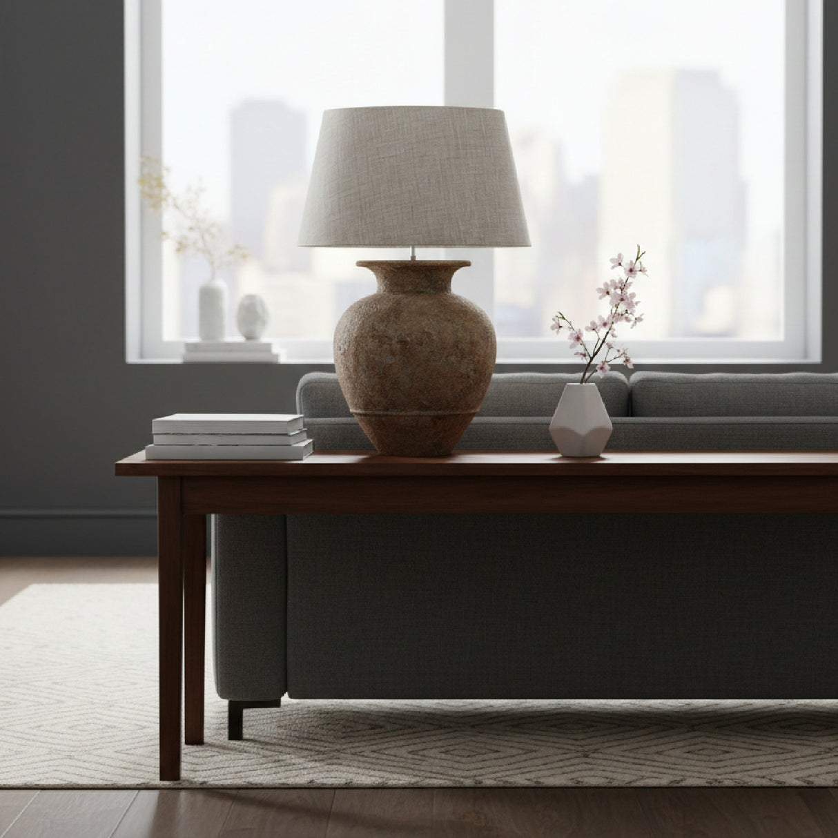 Brown Ceramic Base Table Lamp | Vical Home