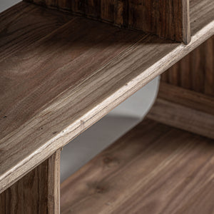   Modern European furniture - Natural Elm Wood Bookcase - www.oroa.com | Oroa.com