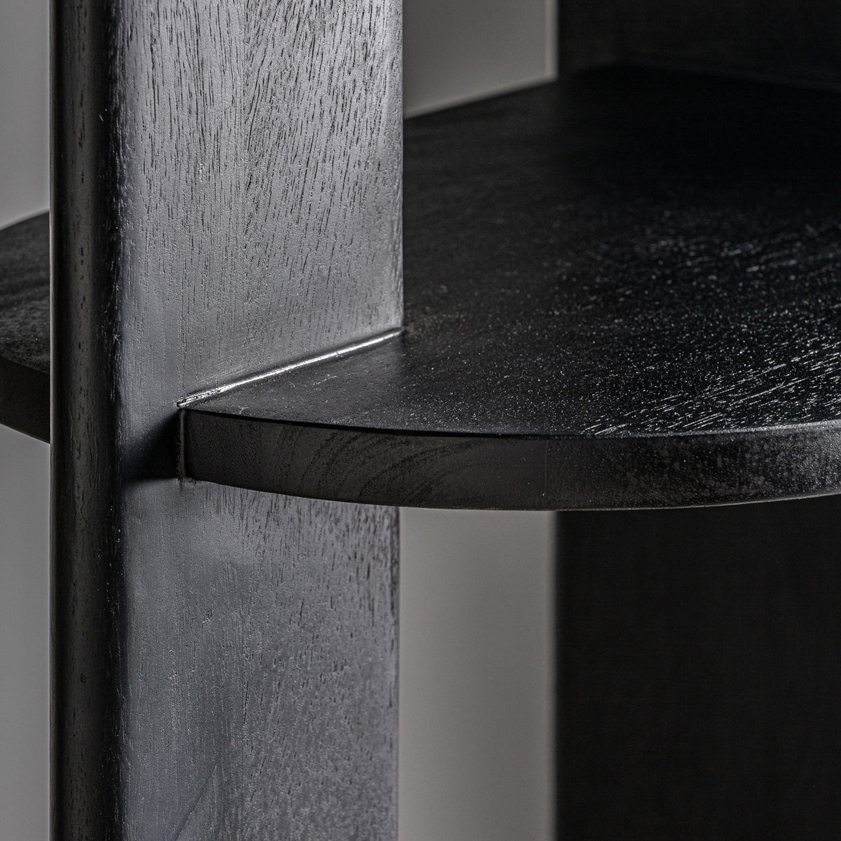   Modern European furniture - Black Mango Wood Shelf S - www.oroa.com | Oroa.com