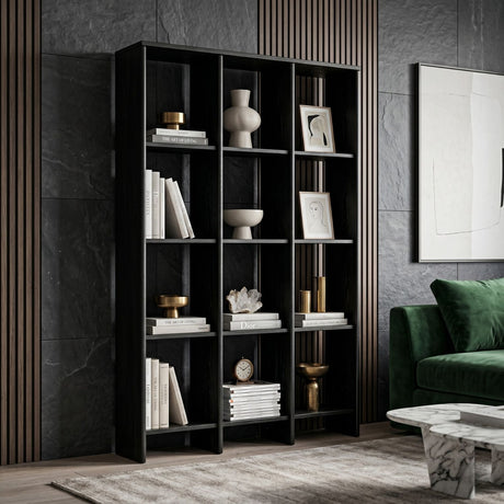   Modern European furniture - Black Mango Wood Shelf S - www.oroa.com | Oroa.com