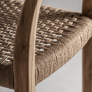   Modern European furniture - Brown Teak Counter Stool - www.oroa.com | Oroa.com