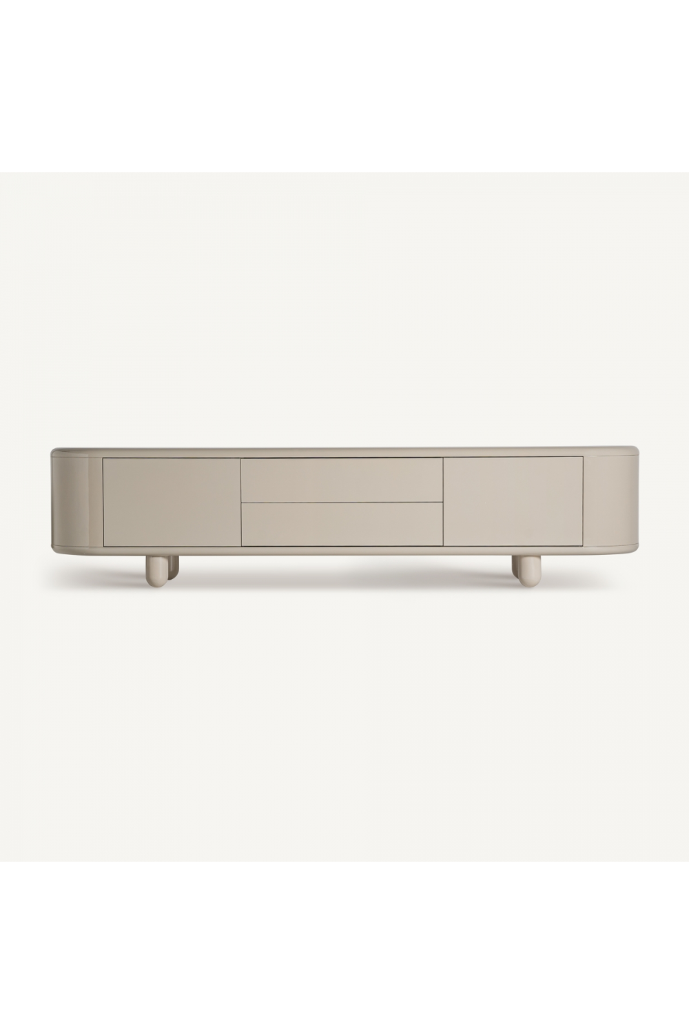   Gray Wooden Media Unit | Oroa.com