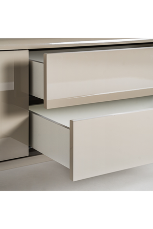  Gray Wooden Media Unit | Oroa.com