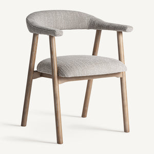   Gray Padded Dining Chair | Oroa.com