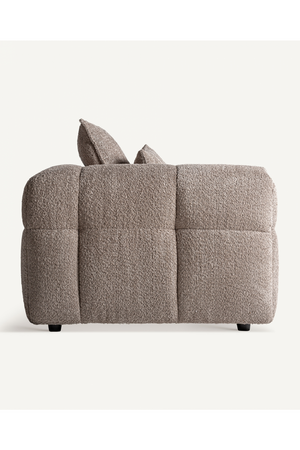Brown Channeled Sofa | Vical Home Barlin | Oroa.com