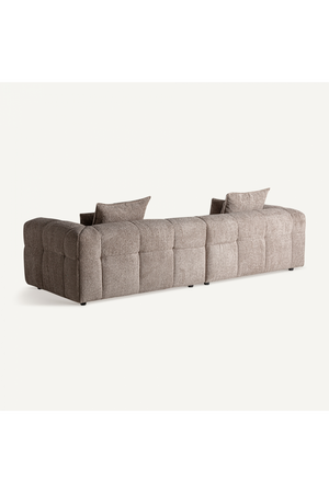 Brown Channeled Sofa | Vical Home Barlin | Oroa.com