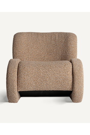 Brown Chunky Lounge Chair | Vical Home Ibsen | Oroa.com
