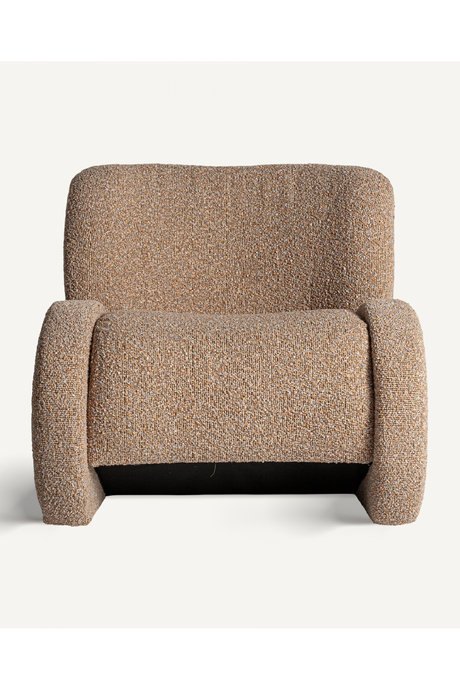 Brown Chunky Lounge Chair | Vical Home Ibsen | Oroa.com