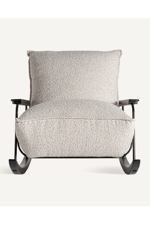 Beige Marbled Rocking Chair | Vical Home Zwalm | Oroa.com
