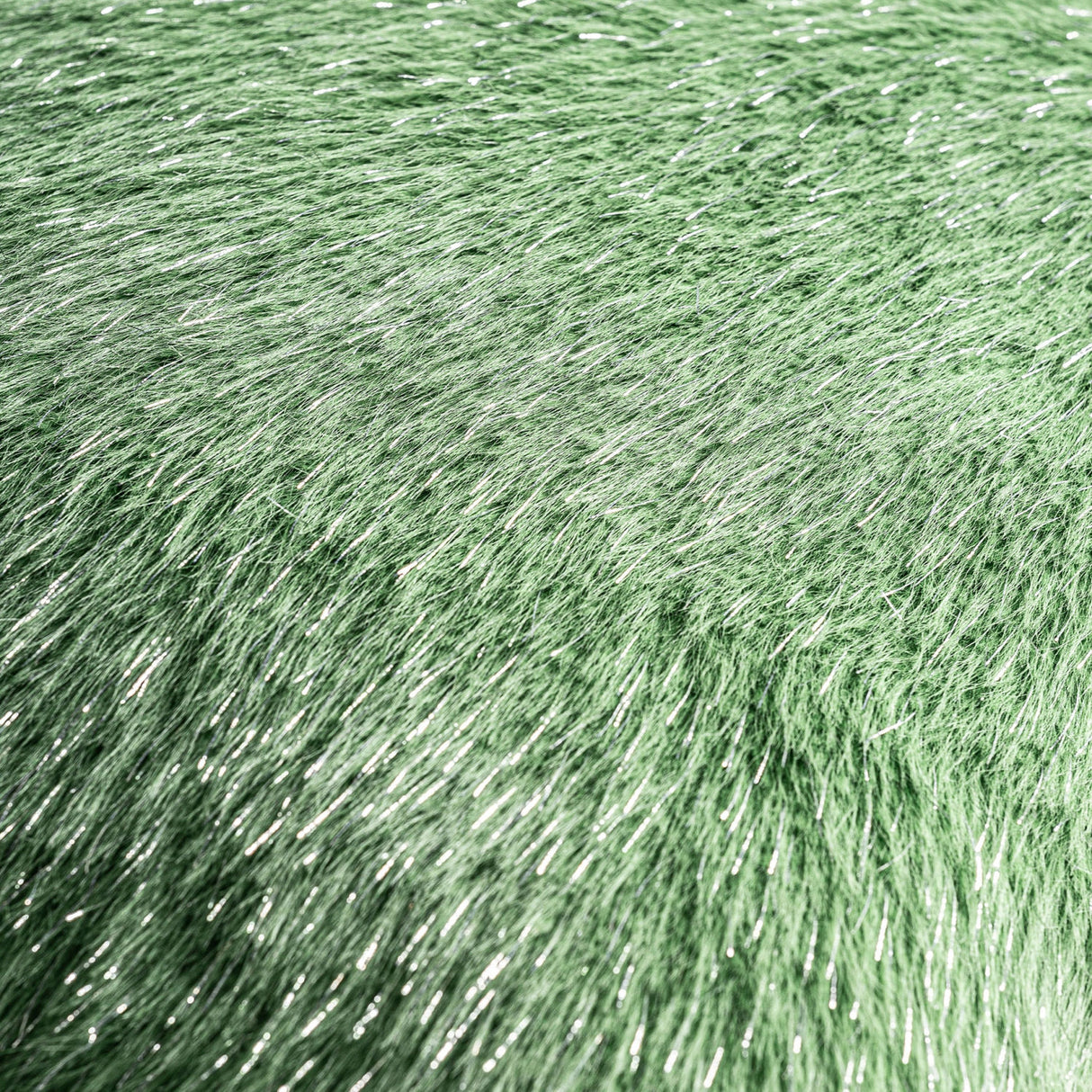   Green Furry Cushion | Oroa.com