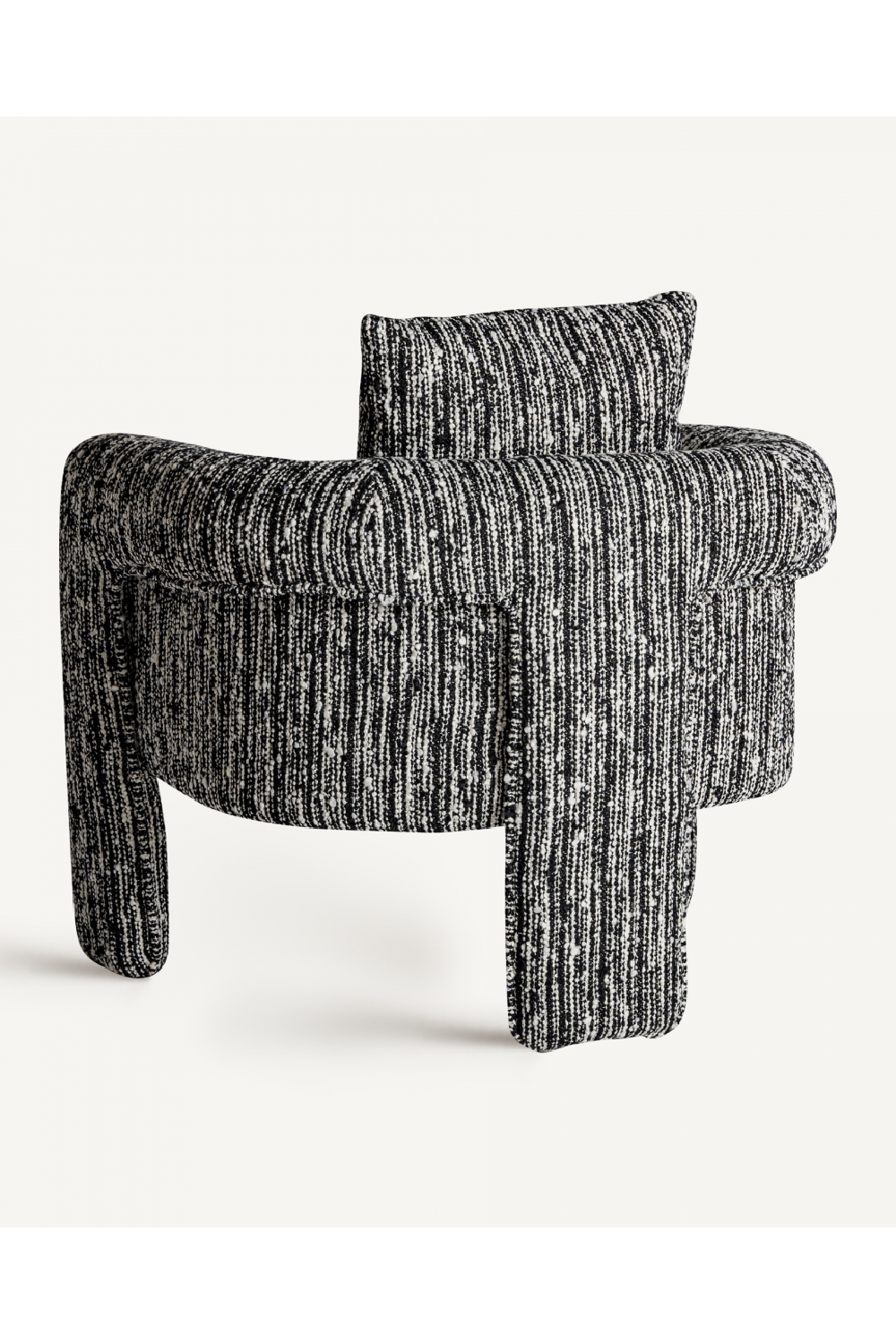 Marbled Black Accent Armchair | Vical Home Kostov | Oroa.com