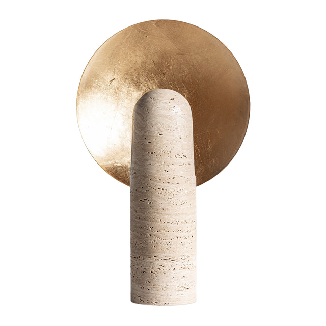 Modern European furniture - Beige Marble Table Lamp - www.oroa.com