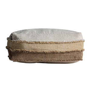   Modern European furniture - 3-Toned Beige Pouf - www.oroa.com | Oroa.com