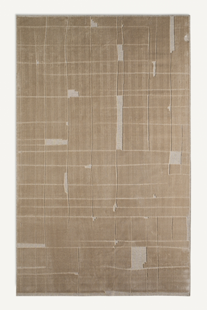 Beige Patched Area Rug 9'5" x 6'5" | Vical Home Ivana | Oroa.com