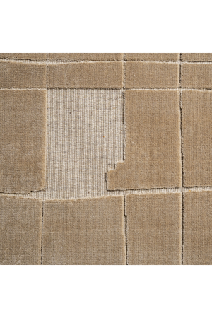 Beige Patched Area Rug 9'5" x 6'5" | Vical Home Ivana | Oroa.com