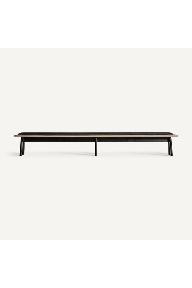 Black Wooden Bench | Vical Home Nara | Oroa.com