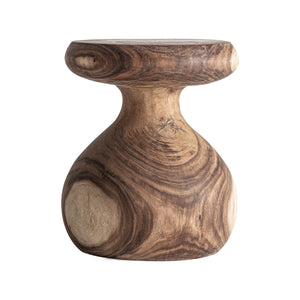   Suar Wood Asymmetrical Side Table | Oroa.com