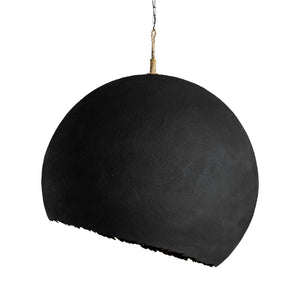   Black Rounded Pendant Lamp | Oroa.com