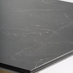   Black Porcelain Square Bar Table | Oroa.com