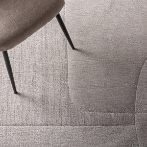   Neutral-Toned Relief Carpet 9.5' x 6.5' | Oroa.com