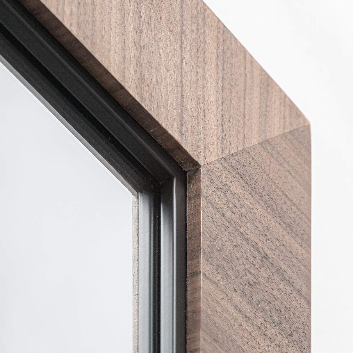   Brown Walnut Mirror | Oroa.com