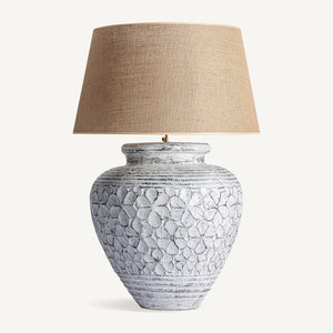   Modern European furniture - White Terracotta Table Lamp - www.oroa.com | Oroa.com