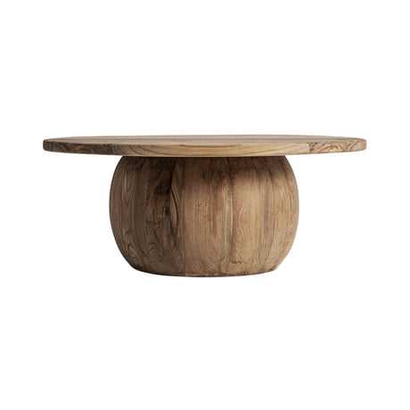  Modern furniture - Round Teak Wood Coffee Table - www.oroa.com | Oroa.com