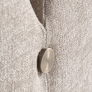   Modern European furniture - Beige Chenille Swivel Chair - www.oroa.com | Oroa.com